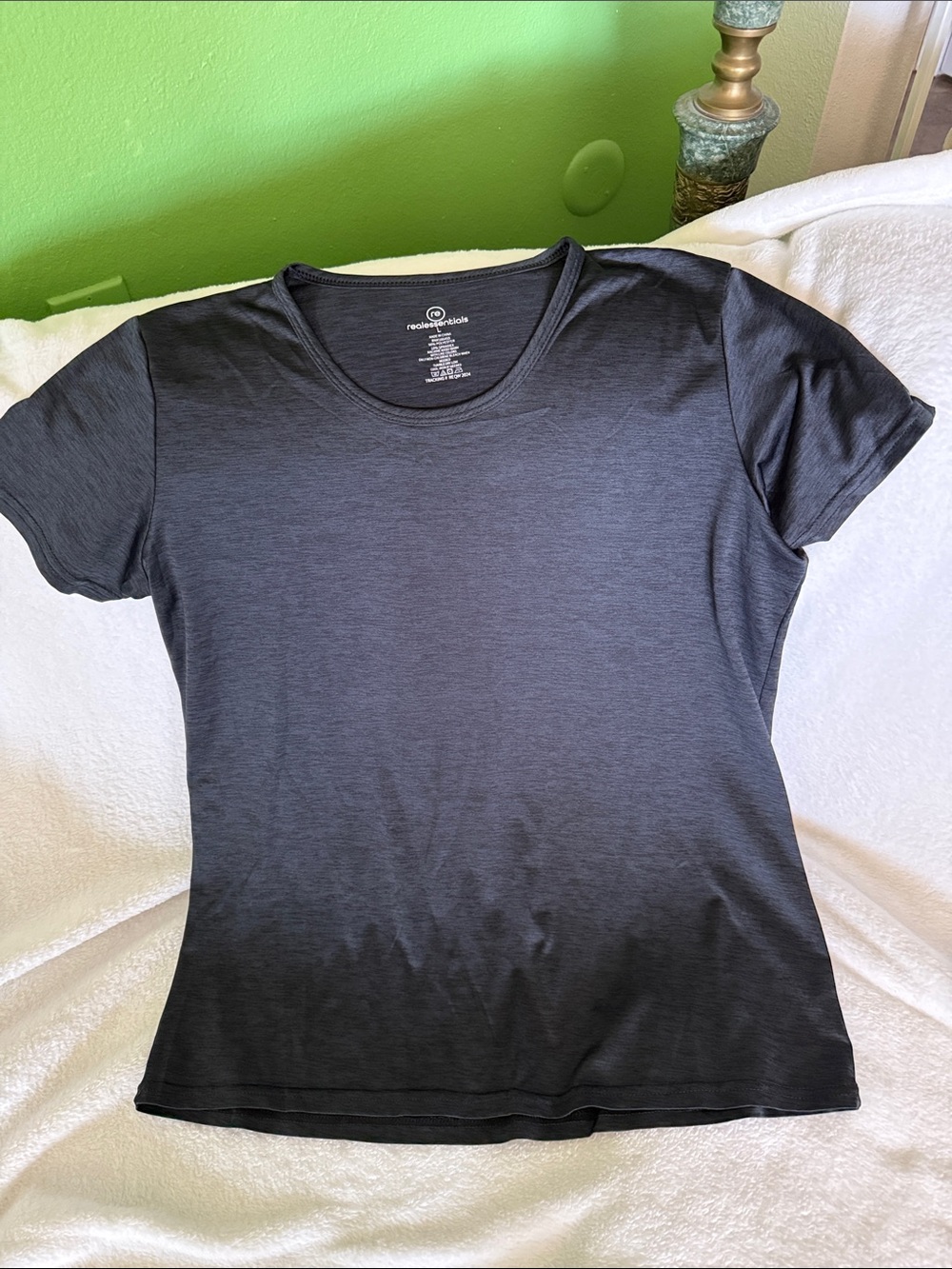 Core Collection Women’s Short Sleeve Crew Tee - Charcoal